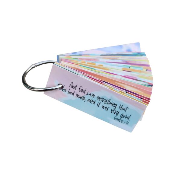 Unbranded | Accessories | 3 Travel Size Scripture Cards Key Ring Pocket ...